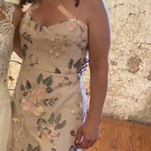 Jenny Yoo Bridesmaid Dress- Drew Enchanted Floral Embroidery-Size 4